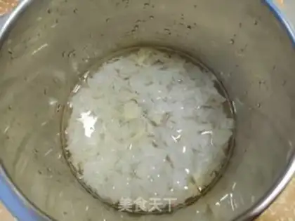 Make The silver spoon of Chestnut Lotus step 2