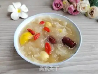 Make The silver spoon of Chestnut Lotus step 4