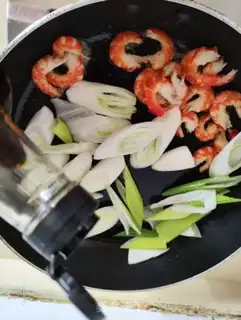 Make Shrimp onions step 5