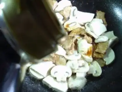 Make Mushrooms, skinny, pheasant step 11