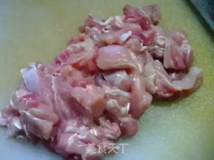 Make The chicken makes the calves evaporate step 1