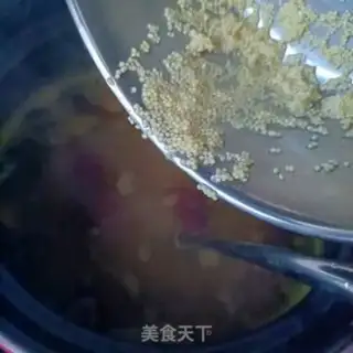 Make Silver chestnut pumpkin porridge step 9