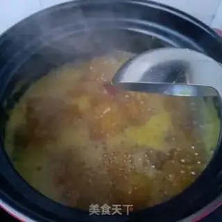 Make Silver chestnut pumpkin porridge step 10