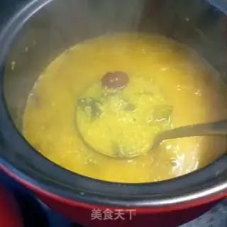 Make Silver chestnut pumpkin porridge step 11