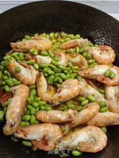 Make Shrimp fried beans step 4