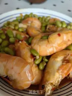 Make Shrimp fried beans step 5