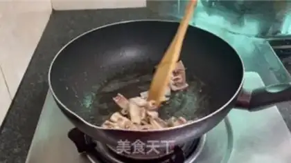 Make Garlic fried squid step 5