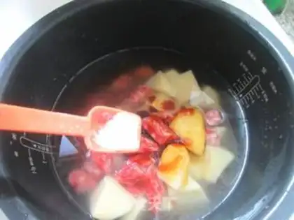 Make Onion potato sausage step 6