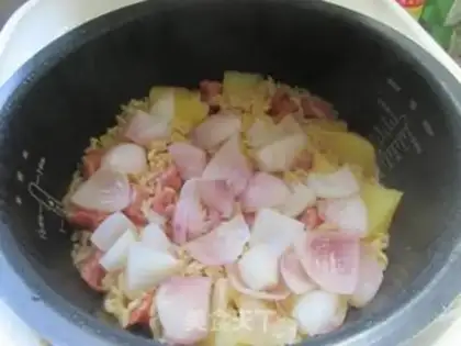 Make Onion potato sausage step 11