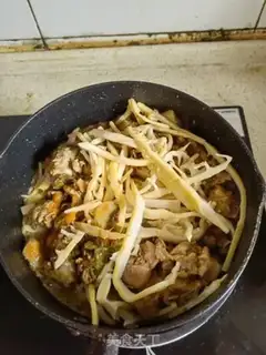Make Chicken clot burning silk step 4