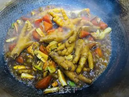 Make Crab claw chicken feet step 9