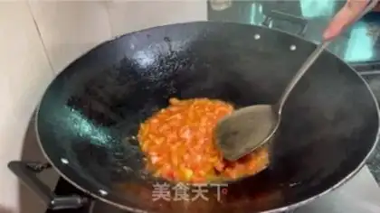 Make Tomato egg beef noodles step 12