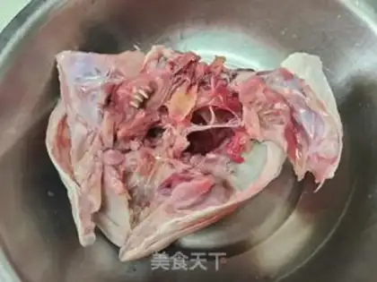 Make Red-burned fish head step 1