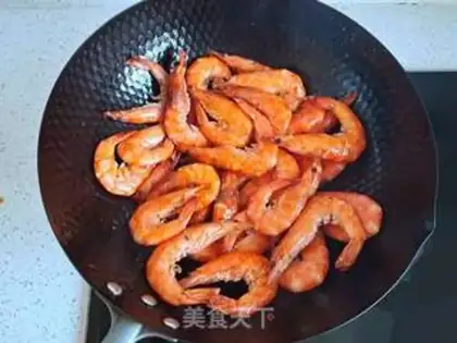 Make Fresh garlic shrimp step 2