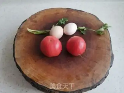Make Tomato egg soup step 0