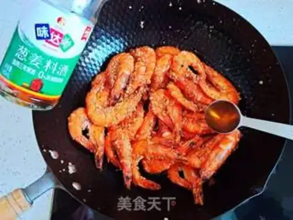 Make Fresh garlic shrimp step 4