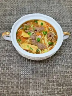 Make Tomato egg beef noodles step 21