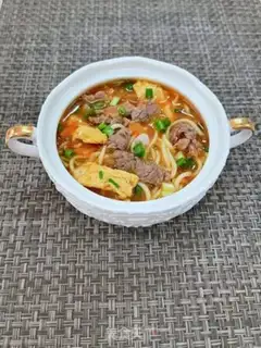 Make Tomato egg beef noodles step 22