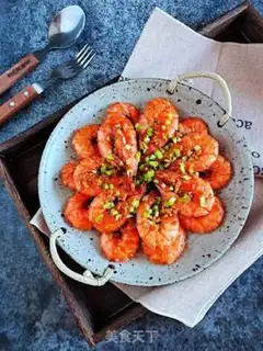 Make Fresh garlic shrimp step 9