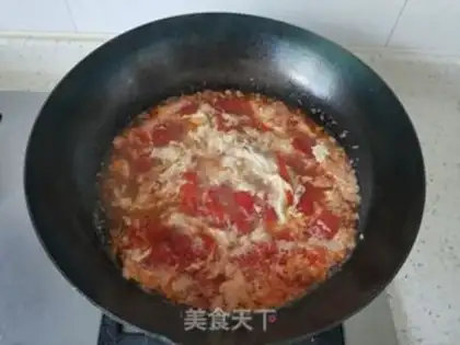Make Tomato egg soup step 6
