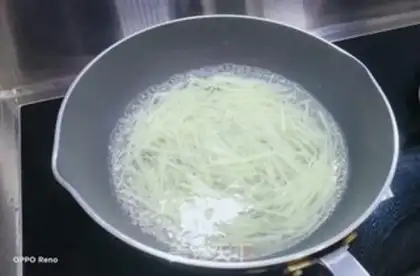 Make Corn pasta steam step 3