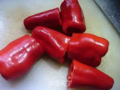 Make Blackwood, fried chicken, red pepper step 3