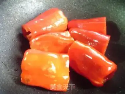 Make Blackwood, fried chicken, red pepper step 5