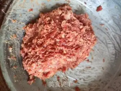 Make Steam pepper beef balls step 2