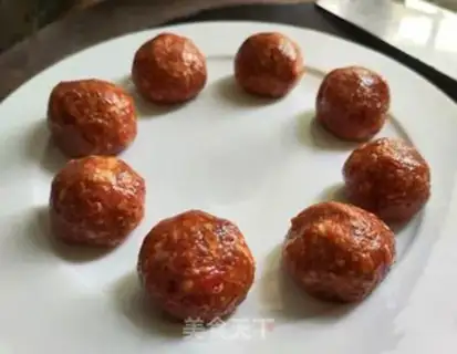 Make Steam pepper beef balls step 3