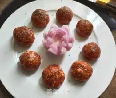 Make Steam pepper beef balls step 4