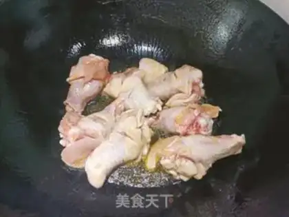 Make Potato burns chicken legs step 3