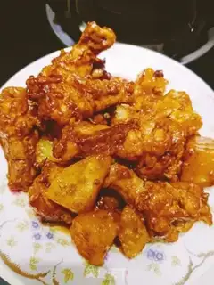 Make Potato burns chicken legs step 9