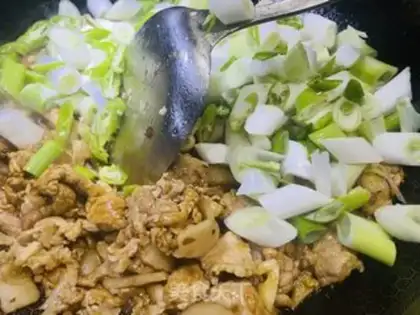Make Onion fried meat step 11