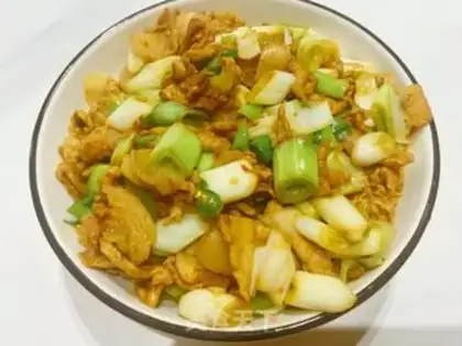 Make Onion fried meat step 13
