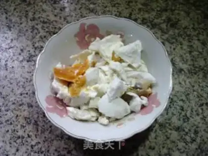 Make Fungus and duck eggs and tofu step 2