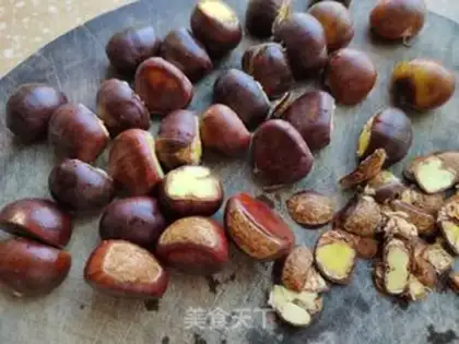 Make Fresh chestnut preservation step 1