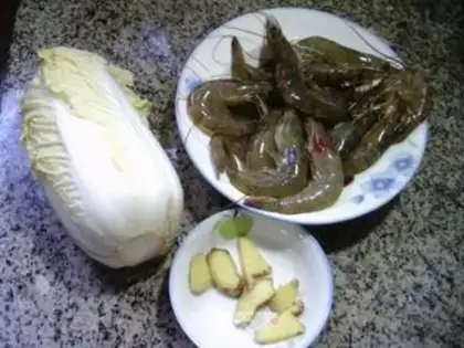 Make Shrimp fried doll food step 0