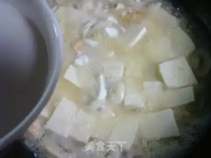 Make Fungus and duck eggs and tofu step 8