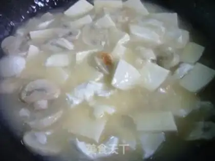 Make Fungus and duck eggs and tofu step 9