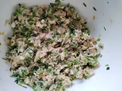 Make radish pancakes step 5