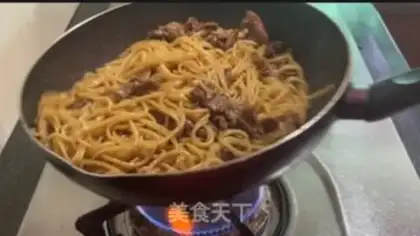 Make Sand and beef pasta step 12