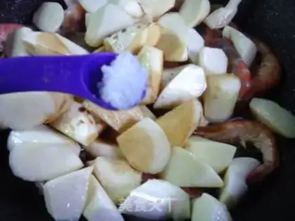 Make Burning shrimp white step 9