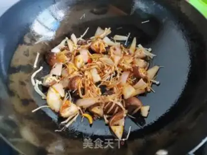 Make Duck blood fan soup step 5