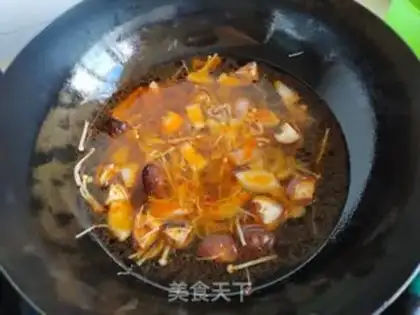 Make Duck blood fan soup step 6