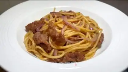 Make Sand and beef pasta step 14