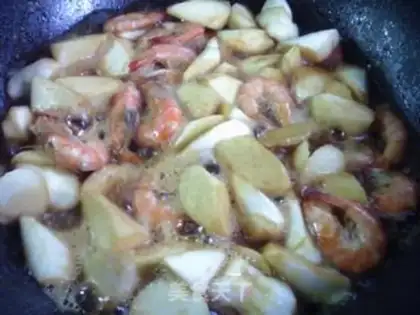 Make Burning shrimp white step 11