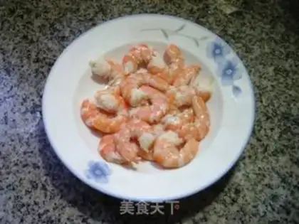 Make Shrimp fried doll food step 8