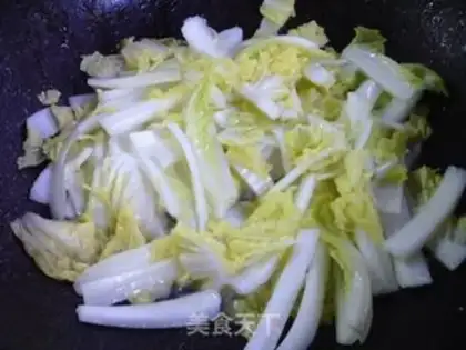 Make Shrimp fried doll food step 9