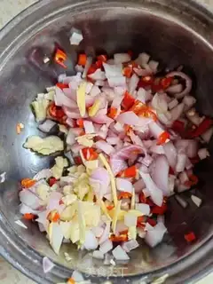 Make Onion platters step 4