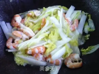 Make Shrimp fried doll food step 12
